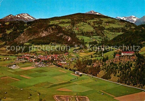 Oberwoelz Umgebung Fliegeraufnahme