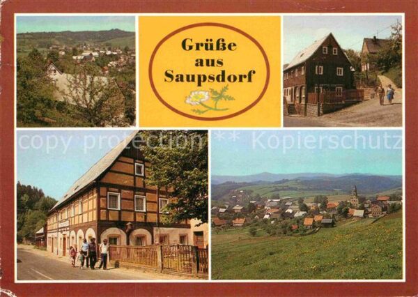 Saupsdorf Gaststäte Räumichtmühle Umgebindehäuser