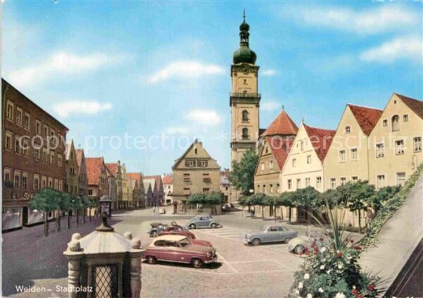Weiden Oberpfalz Marktplatz Kirche
