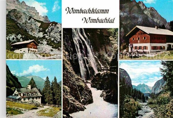 Wimbachtal Wimbachklamm Berghaus Grießhütte Wasser