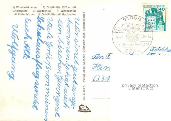 Wimbachtal Wimbachklamm Berghaus Grießhütte Wasser – Bild 2