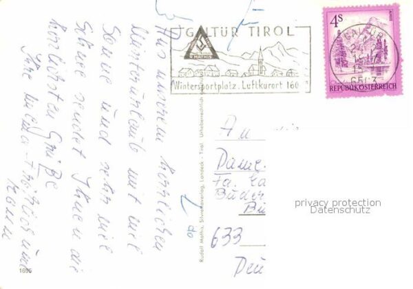 Galtuer Tirol Winter Kirche Panorama – Bild 2
