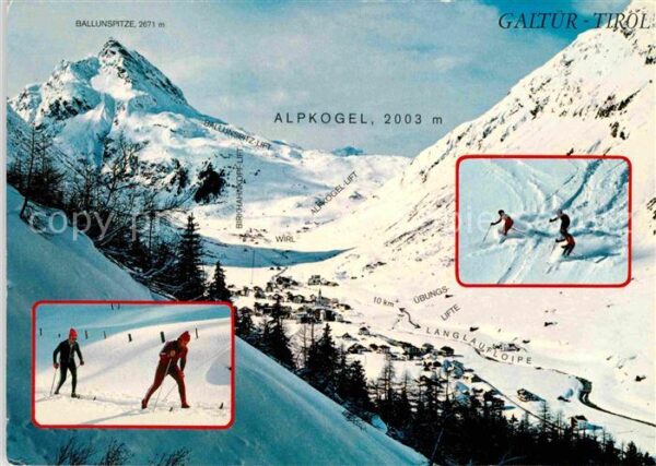 Galtuer Tirol Winter Skisport Panorama