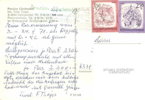 Heiligenblut Kaernten Pension Lärchenhof – Bild 2