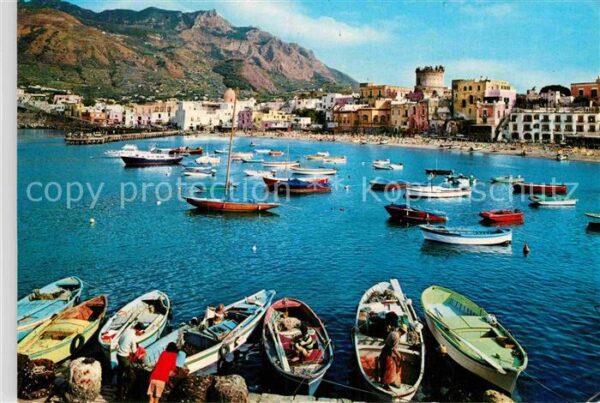 Forio d Ischia Hafen Mont Epomeo