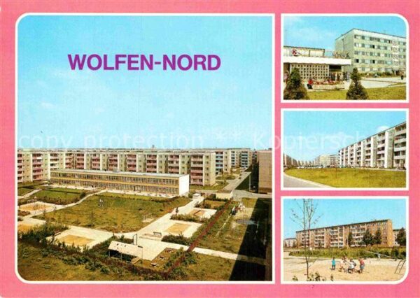 Wolfen Bitterfeld  Kaufhalle Neubaugebiet