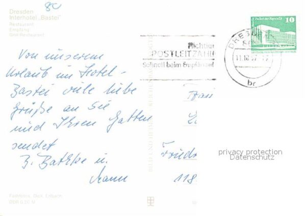 Dresden Interhotel Bastei – Bild 2