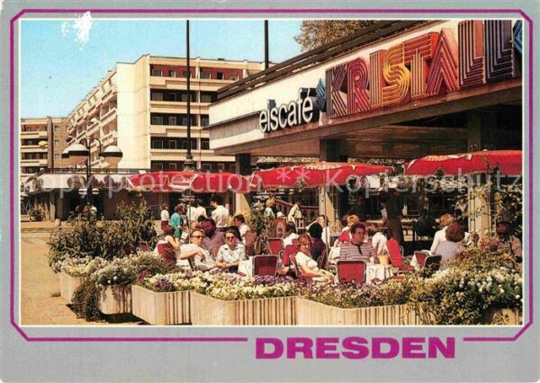 Dresden Neustädter Markt Eiscafe Kristall