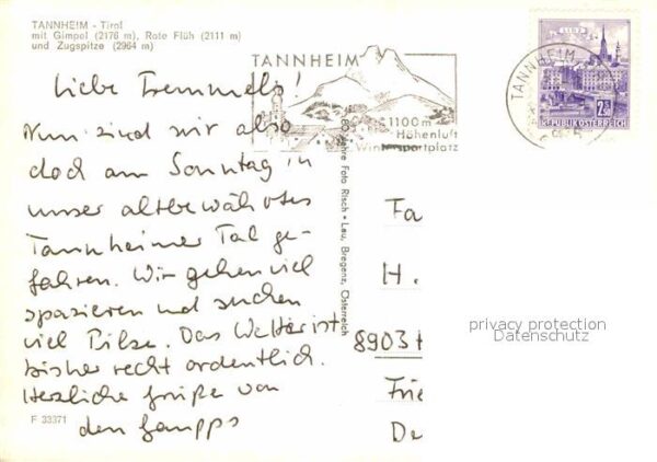 Tannheim Tirol Fliegeraufnahme Zugspitze Haldensee – Bild 2