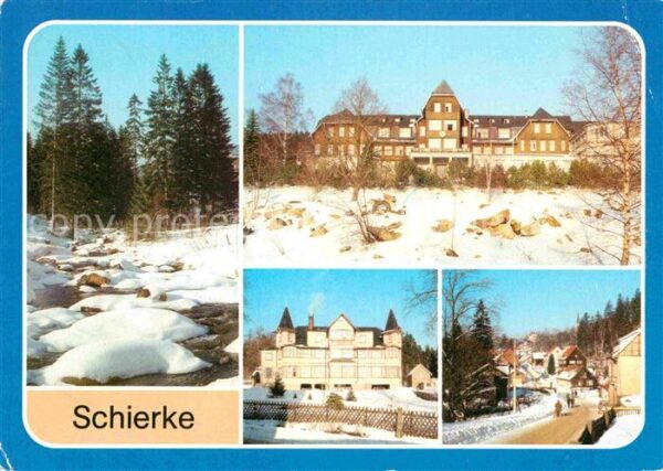 Schierke Harz Winter Kalte Bode Hotel Hinich Heine Fe