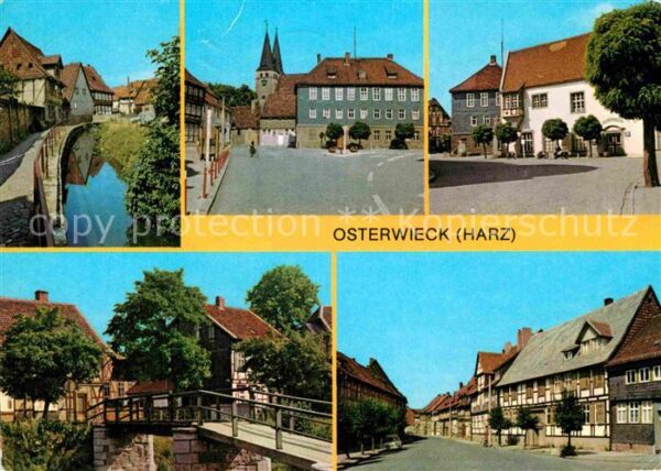 Osterwieck Marktplatz Holzbrücke Kapellenstraße