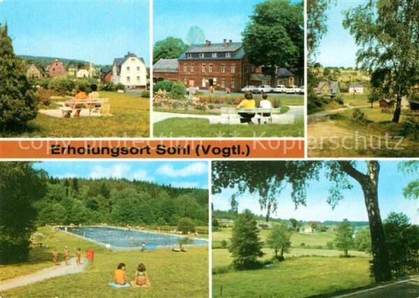 Sohl Bad Elster Schwimmbad Panorama