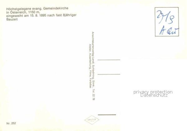 Ramsau Dachstein Steiermark Gemeindekirche – Bild 2