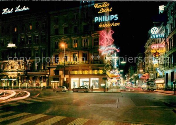 Wien Kärtnerstraße Nachtaufnahme