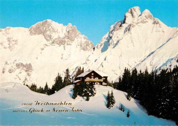 Johnsbach Steiermark Glückwünsche Neuen Jahr Weihnachten Win