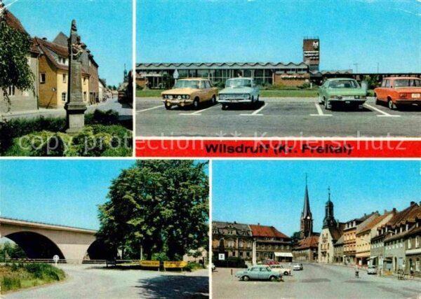 Wilsdruff Postsäule Autobahn Raststätte Markt