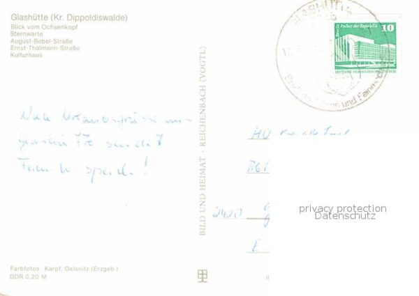 Dippoldiswalde Osterzgebirge Glashütte Ochsenkopf Sternwarte Kulturh – Bild 2