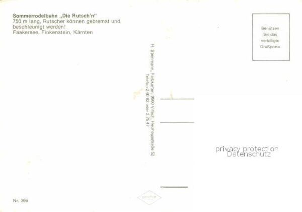 Finkenstein Faaker See Sommerrodelbahn Die Rutschn – Bild 2