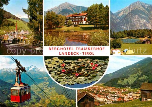 Landeck Tirol Berghotel Tramserhof Seilbahn Panorama