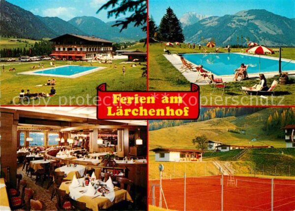 Erpfendorf Ferien am Lärchenhof Tennisplatz Schwim