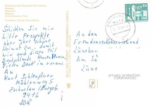 Schneeberg Erzgebirge Museum Wappen Musikkorps Bergstadt Schn – Bild 2