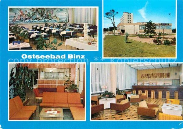 Binz Ruegen FDGB Urlauberrestaurant Rügen  FDGB Erh