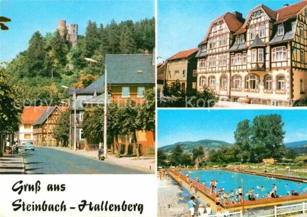 Steinbach Hallenberg Hallenburg FDGB Erholungsheim Fortschri