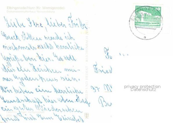 Elbingerode Harz Diakonissenmutterhaus Neuvandsburg – Bild 2