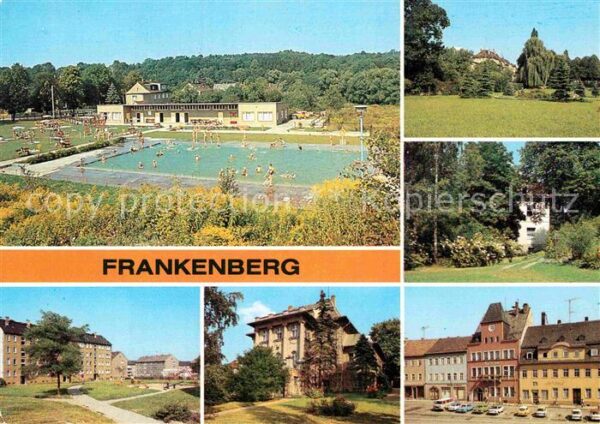 Frankenberg Sachsen Freibad Neubaugebiet Lützelhöhe Feierab
