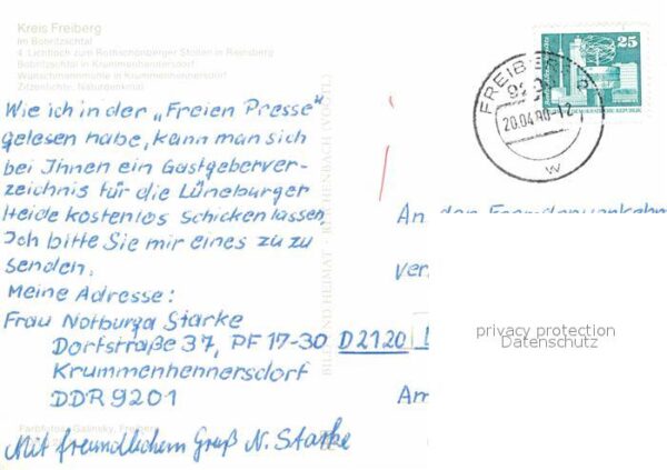 Freiberg Sachsen Bobritzschtal Landschaftsschutzgebiet G – Bild 2