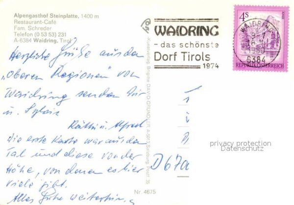 Waidring Tirol Alpenblumen Wandergebiet Steinplatte Al – Bild 2