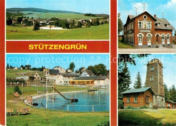 Stuetzengruen Gasthaus Bahnschlösschen Aussichtsturm