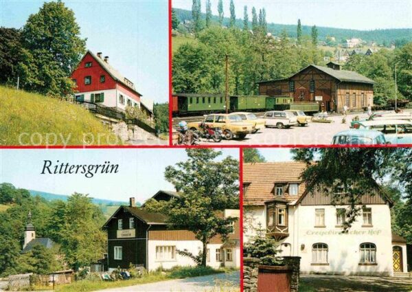 Rittersgruen Museum Oberrittersgrün Schmalspurbahnho