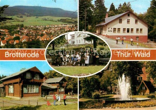 Brotterode Großer Inselsberg Waldgaststätte Gehege