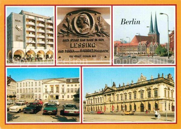 Berlin Nikolaiviertel Lessing Gedenktafel Niko