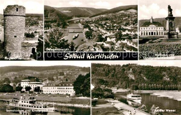 Bad Karlshafen Hogenottenturm Sanatorium Kindersolbad