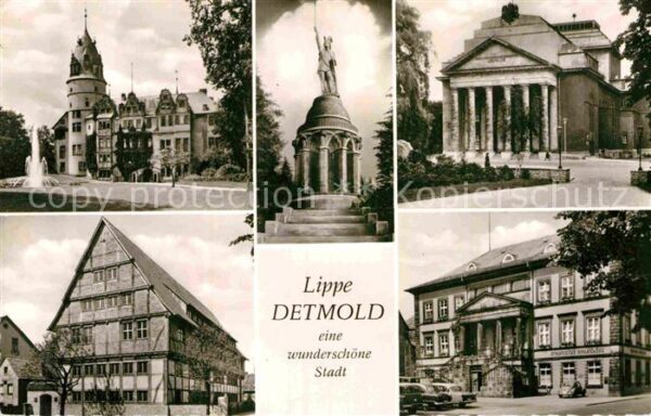 Detmold Schloss Hermannsdenkmal Landestheater H
