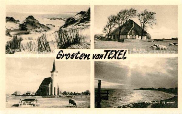 Texel Dünen Boerderij Kirche Küste