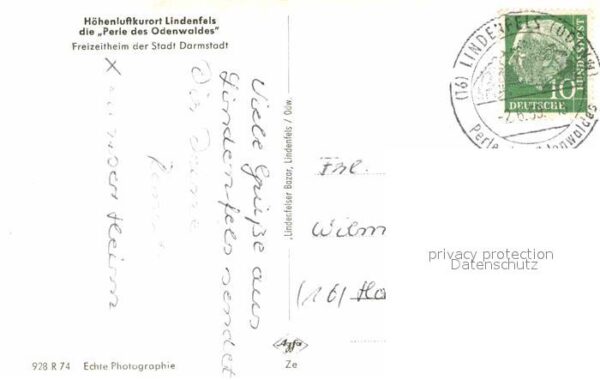 Lindenfels Odenwald Freizeitheim der Stadt Darmstadt Höhenl – Bild 2