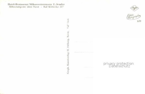 Moehnesee Möhnetalsperre Fliegeraufnahme – Bild 2