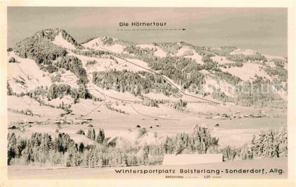Sonderdorf Winterpanorama Wintersportplatz Hörnert