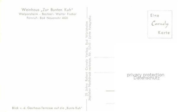 Walporzheim Weinhaus Zur Bunten Kuh Gasthaus Terras – Bild 2