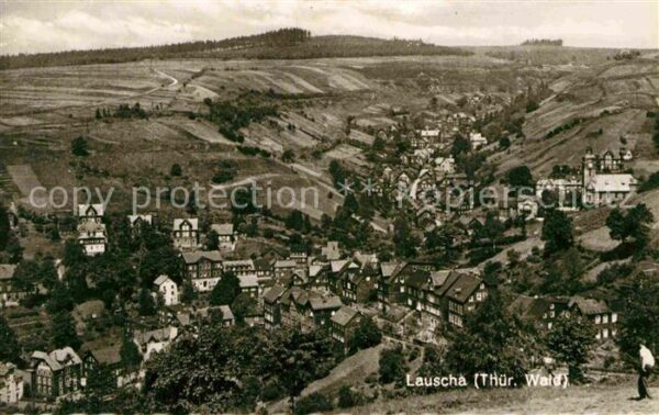 Lauscha Panorama Thüringer Wald