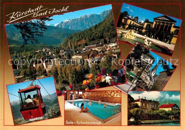 Bad Ischl Salzkammergut Teilansichten Kurort Bergbahn Sole Schw