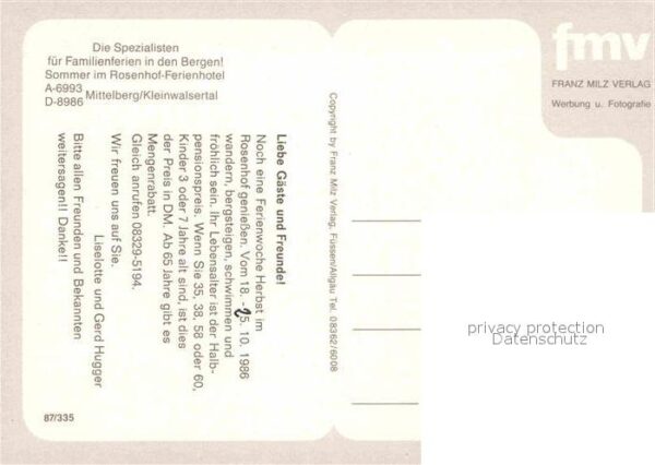 Mittelberg Kleinwalsertal Rosenhof Ferienhotel – Bild 2