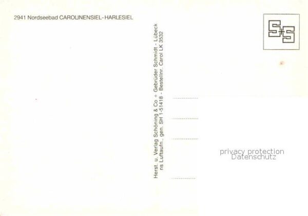 Carolinensiel-Harlesiel Ostfriesland Nordseebad Fliegeraufnahme – Bild 2