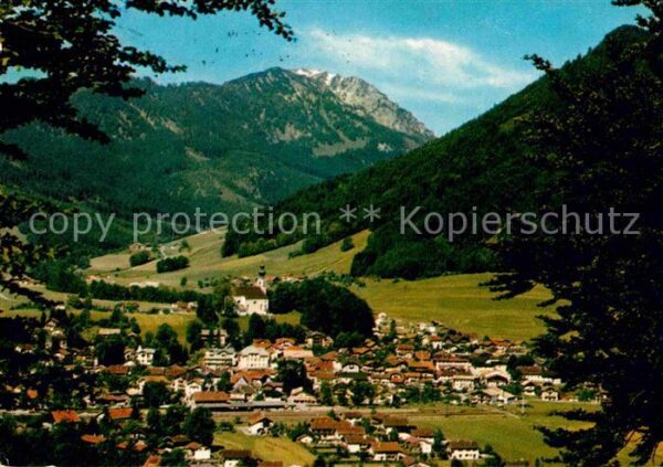 Ruhpolding Panorama mit Hochfelln Bayerische Alpen