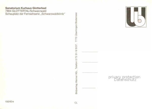 Glottertal Sanatorium Kurhaus Glotterbad Schauplat – Bild 2
