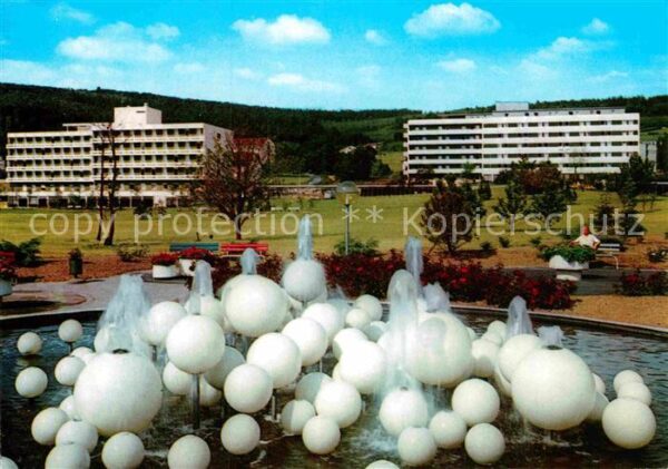 Bad Soden-Salmuenster Neuer Kurpark Wasserspiele Kurhäuser