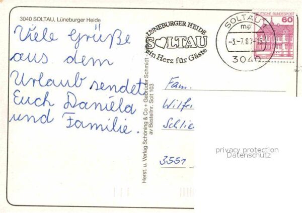 Soltau Teilansichten Alte Häuser Zugbrücke Fre – Bild 2